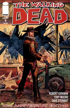 Обложка: The Walking Dead 10th Anniversary Edition